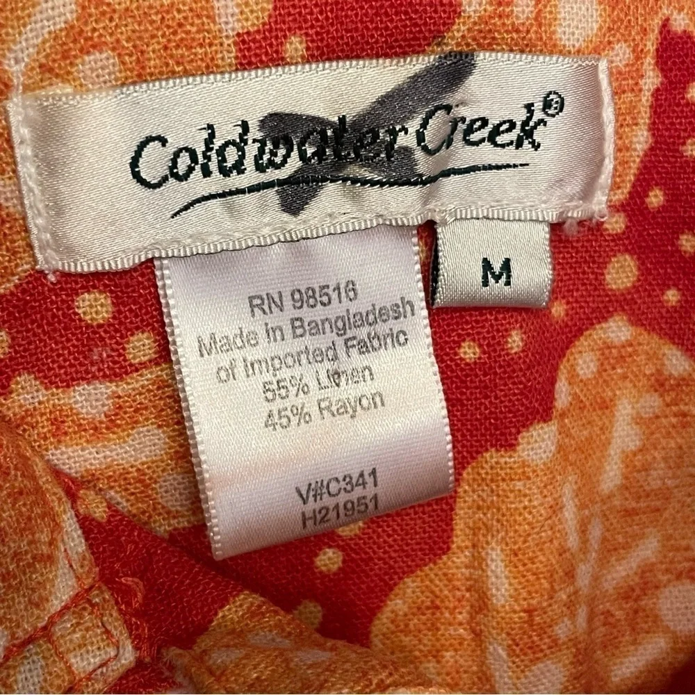 Vintage Coldwater Creek Blazer Linen & Rayon vintage jacket